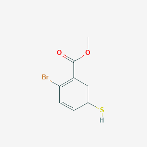 Methyl2-bromo-5-sulfanylbenzoate