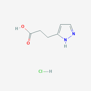 3-(1h-Pyrazol-5-yl)propanoic acid hydrochloride