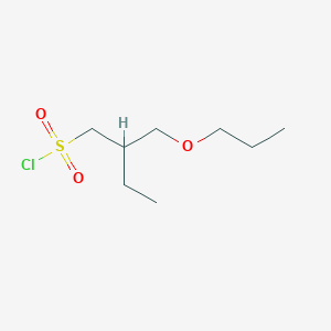 2-(Propoxymethyl)butane-1-sulfonyl chloride