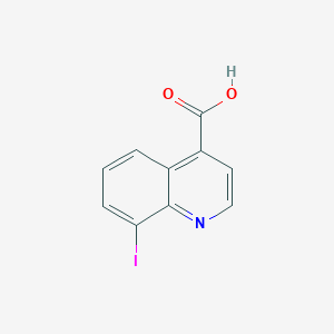 molecular formula C10H6INO2 B13630408 8-Iodoquinoline-4-carboxylic acid 