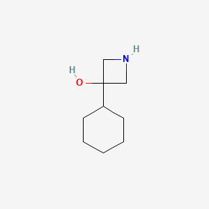 3-Cyclohexylazetidin-3-ol