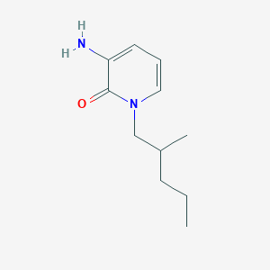 molecular formula C11H18N2O B13630441 3-Amino-1-(2-methylpentyl)pyridin-2(1h)-one 