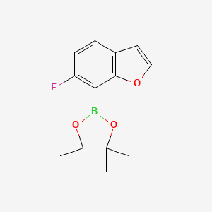 2-(6-Fluorobenzofuran-7-YL)-4,4,5,5-tetramethyl-1,3,2-dioxaborolane