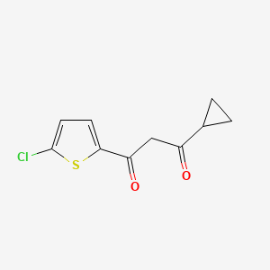 1-(5-Chlorothiophen-2-yl)-3-cyclopropylpropane-1,3-dione