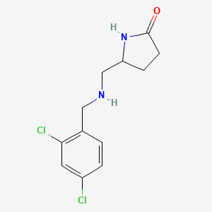 5-(((2,4-Dichlorobenzyl)amino)methyl)pyrrolidin-2-one