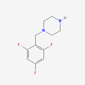 1-(2,4,6-Trifluorobenzyl)piperazine