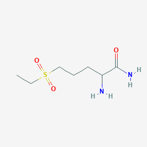 2-Amino-5-(ethylsulfonyl)pentanamide