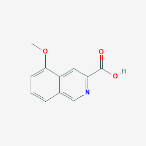 molecular formula C11H9NO3 B13630589 5-methoxyisoquinoline-3-carboxylic Acid 