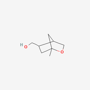 molecular formula C8H14O2 B13630606 {1-Methyl-2-oxabicyclo[2.2.1]heptan-5-yl}methanol CAS No. 2740767-97-7