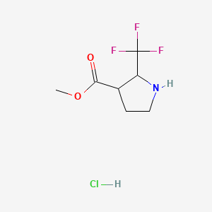 Methyl 2-(trifluoromethyl)pyrrolidine-3-carboxylate hydrochloride