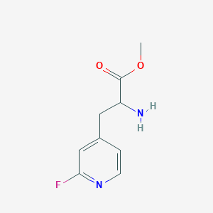 Methyl 2-amino-3-(2-fluoropyridin-4-yl)propanoate