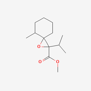 molecular formula C13H22O3 B13630750 Methyl 2-isopropyl-4-methyl-1-oxaspiro[2.5]octane-2-carboxylate 