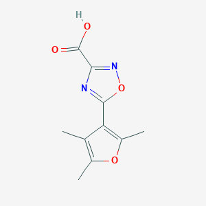 5-(2,4,5-Trimethylfuran-3-yl)-1,2,4-oxadiazole-3-carboxylic acid