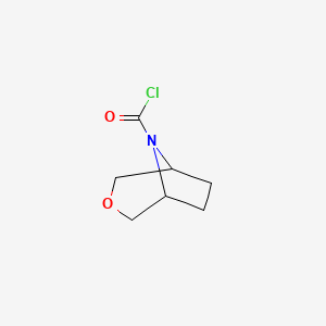 3-Oxa-8-azabicyclo[3.2.1]octane-8-carbonyl chloride