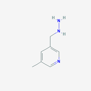 3-(Hydrazinylmethyl)-5-methylpyridine