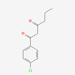 1-(4-Chlorophenyl)hexane-1,3-dione