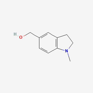 molecular formula C10H13NO B13630893 (1-Methylindolin-5-yl)methanol 