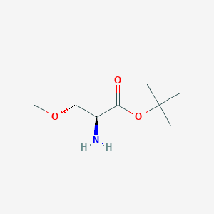 molecular formula C9H19NO3 B13630900 tert-butyl (2S,3R)-2-amino-3-methoxybutanoate 