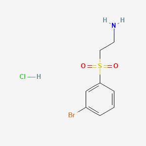 2-(3-Bromobenzenesulfonyl)ethan-1-amine hydrochloride