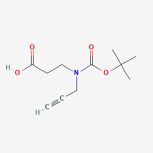 3-{[(Tert-butoxy)carbonyl](prop-2-yn-1-yl)amino}propanoicacid