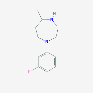 1-(3-Fluoro-4-methylphenyl)-5-methyl-1,4-diazepane