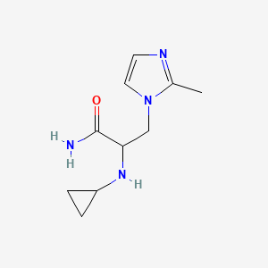 2-(Cyclopropylamino)-3-(2-methyl-1h-imidazol-1-yl)propanamide