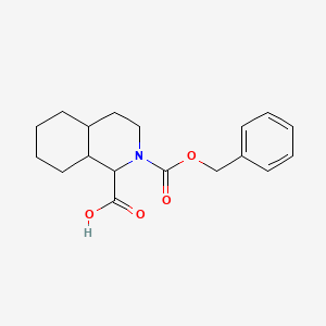 2-((Benzyloxy)carbonyl)decahydroisoquinoline-1-carboxylic acid