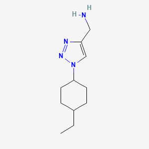 (1-(4-Ethylcyclohexyl)-1h-1,2,3-triazol-4-yl)methanamine