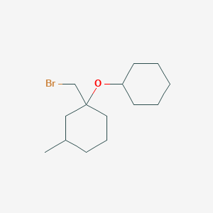 1-(Bromomethyl)-1-(cyclohexyloxy)-3-methylcyclohexane