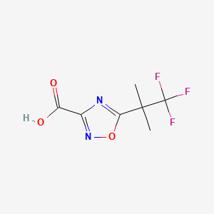 5-(1,1,1-Trifluoro-2-methylpropan-2-yl)-1,2,4-oxadiazole-3-carboxylic acid