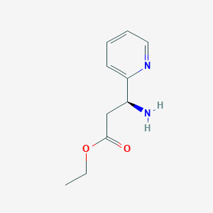 Ethyl (I(2)S)-I(2)-amino-2-pyridinepropanoate