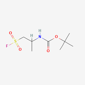 tert-butyl N-[1-(fluorosulfonyl)propan-2-yl]carbamate