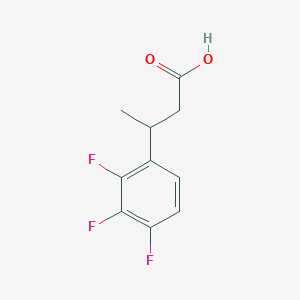 molecular formula C10H9F3O2 B13631061 3-(2,3,4-Trifluorophenyl)butanoic acid 