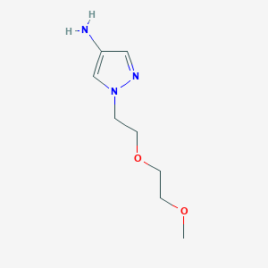 1-(2-(2-Methoxyethoxy)ethyl)-1h-pyrazol-4-amine