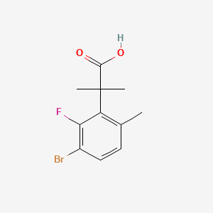 2-(3-Bromo-2-fluoro-6-methylphenyl)-2-methylpropanoicacid