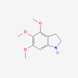 4,5,6-Trimethoxyindoline