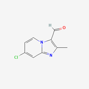 7-Chloro-2-methylimidazo[1,2-a]pyridine-3-carbaldehyde