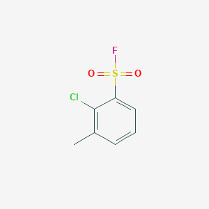 molecular formula C7H6ClFO2S B13631148 2-Chloro-3-methylbenzenesulfonyl fluoride CAS No. 30885-55-3