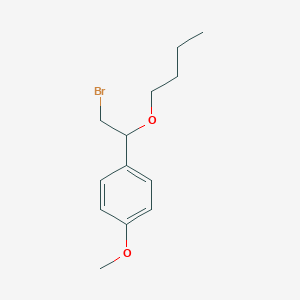 1-(2-Bromo-1-butoxyethyl)-4-methoxybenzene