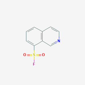 molecular formula C9H6FNO2S B13631206 Isoquinoline-8-sulfonylfluoride 