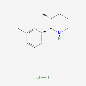 rac-(2R,3S)-3-methyl-2-(3-methylphenyl)piperidinehydrochloride,cis