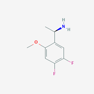 (1R)-1-(4,5-difluoro-2-methoxyphenyl)ethan-1-amine