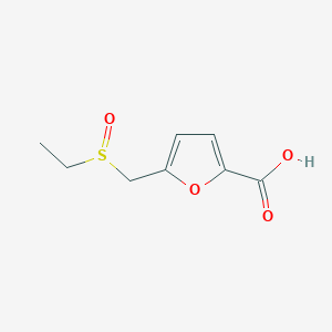 5-((Ethylsulfinyl)methyl)furan-2-carboxylic acid