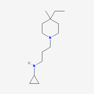 n-(3-(4-Ethyl-4-methylpiperidin-1-yl)propyl)cyclopropanamine