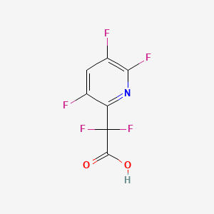 2,2-Difluoro-2-(3,5,6-trifluoropyridin-2-yl)acetic acid