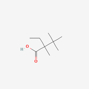 molecular formula C9H18O2 B1363145 2-Ethyl-2,3,3-trimethylbutanoic acid 