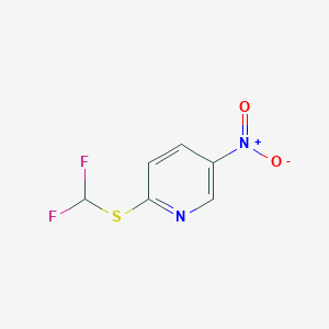 2-[(Difluoromethyl)sulfanyl]-5-nitropyridine