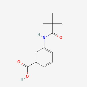 molecular formula C12H15NO3 B1363146 3-(2,2-Dimethylpropionylamino)benzoic acid CAS No. 56619-96-6