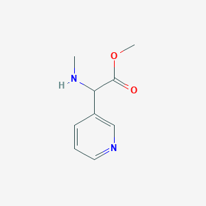 Methyl 2-(methylamino)-2-(pyridin-3-yl)acetate