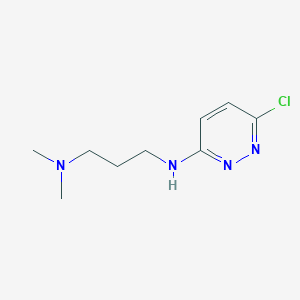 molecular formula C9H15ClN4 B1363150 3-Chloro-6-[3-dimethylaminopropylamino]pyridazine 